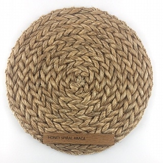 Abaca:- Spiral Weave Honey